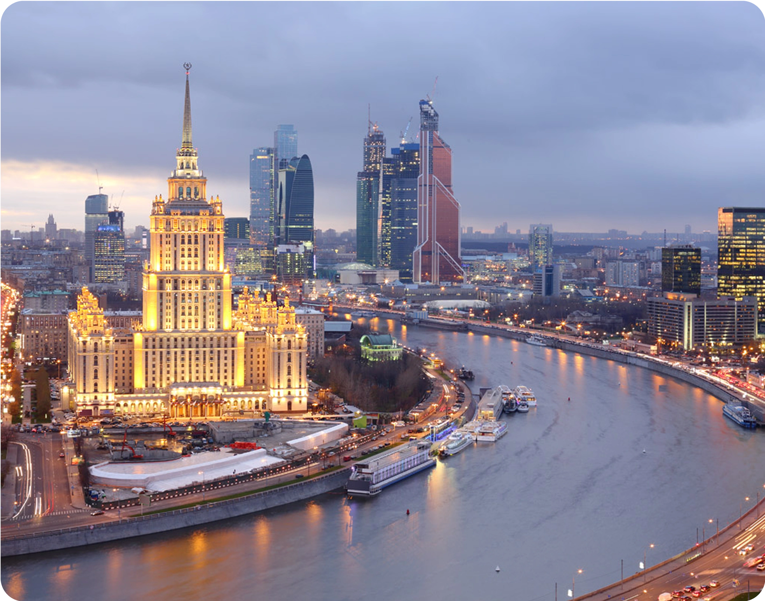 Москва ночью